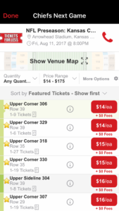 Tickets For Less App