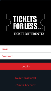 Tickets For Less App